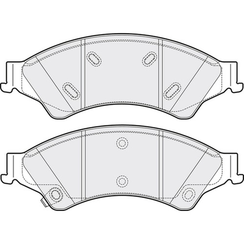 Brake pads set for - for, ranger