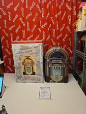 Steepletone Jukebox CD & Tape  Player & Radio  with Neon Lights No Remote