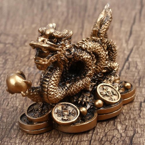 Chinese dragon statue - chinese,