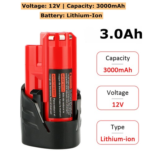 For milwaukee 12v 0ah - for,