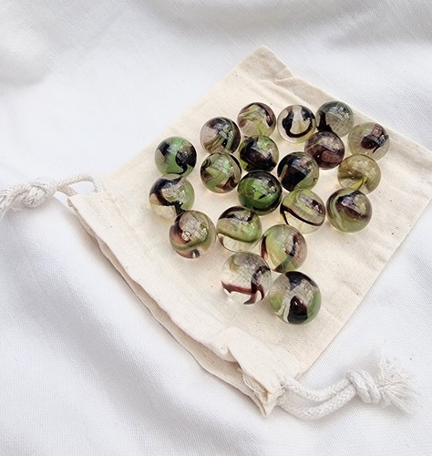 Commando glass marbles - -,