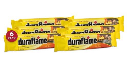 Duraflame 6lb firelogs 6 - 4-hr, firelogs,