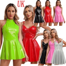 UKWoman Leather Bodycon Mini