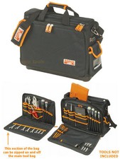 BAHCO Hard Rubber Base Technicians/Electricians Tool Storage Case Bag,4750FB4-18