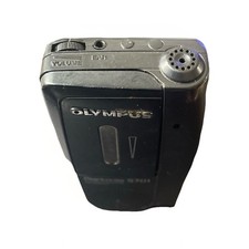 Olympus Pearlcorder S701 Microcassette Recorder Black 2 x Cassette & Carry Pouch