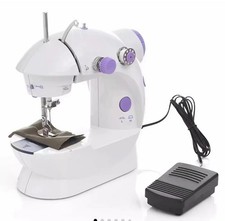 Portable Mini Electric Sewing Machine Multifunctional Desktop Tailor Home Use