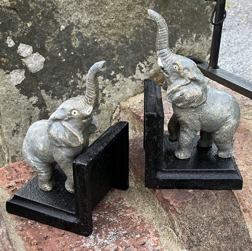 Vintage pair cast iron - cast,