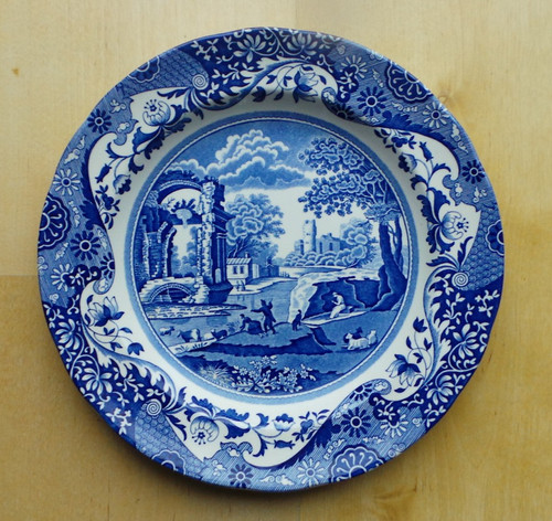 Spode italian blue - &, white