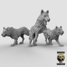 Wolf Miniature | Ideal For Wargaming & Rpgs