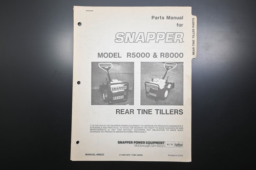 Snapper 06023 6023 r5000 - snapper,