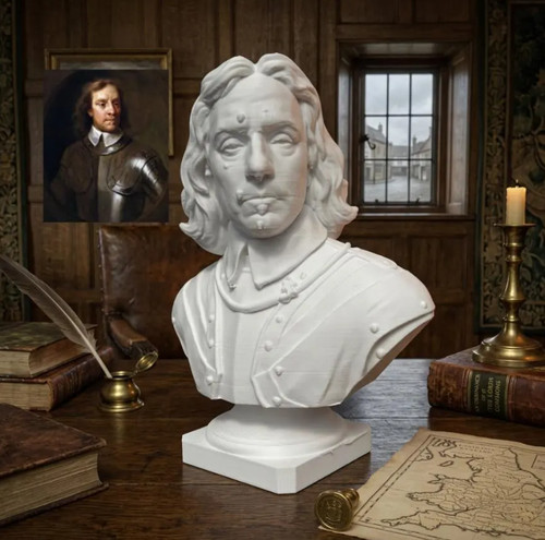 Oliver cromwell bust statue - cromwell,