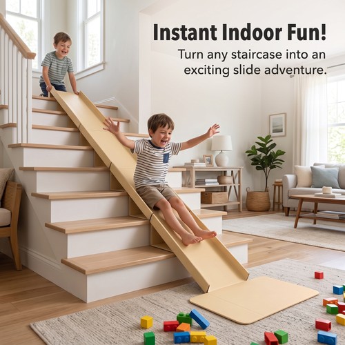 Indoor outdoor stair slide for - stair,