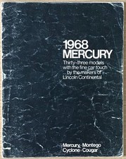 MERCURY RANGE 1968 USA Sales Brochure #M-68-101 Montclair PARK LANE Monterey++