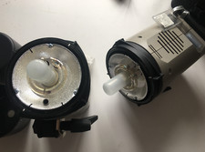 2 Elinchrom Studio Flash Heads Strobe Lights Style 400BX