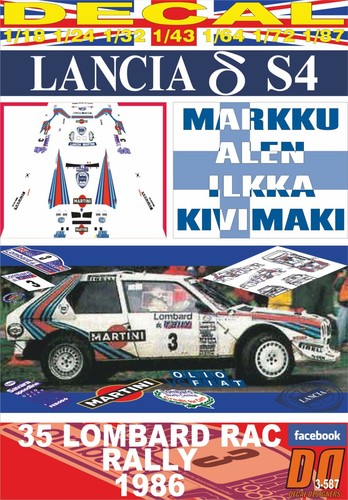 Decal lancia delta - lancia,