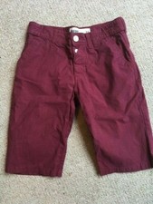 Red  Men's Shorts,fabric Of Life,original Casuals...- Size 30