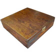 WOODEN SQUARE JEWELLERY BOX