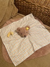 Steiff Moon Teddy Bear Comforter Comfort Blanket Soft Toy (a2)