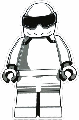 Lego mini figures stig racer - mini,