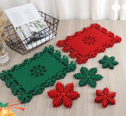 Christmas party table - christmas, mats
