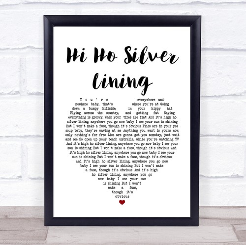 Silver lining heart song - silver,