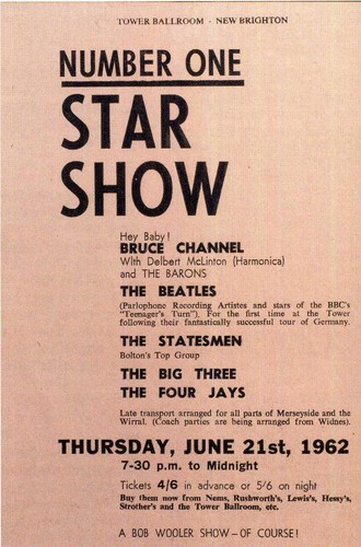 The beatles concert flyer - flyer, /