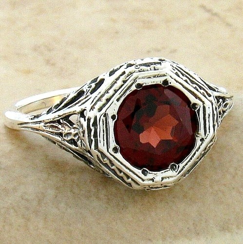 Genuine garnet 925 sterling - genuine,