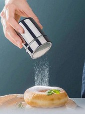 Stainless Steel Powder Icing Sugar Cocoa Chocolate Flour Duster Sifter Shaker