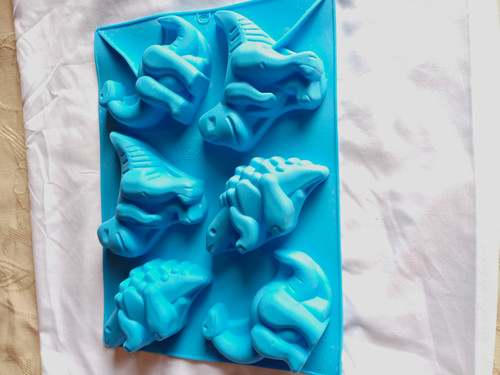 Silicone dinosaurs mould large - silicone, mould,large
