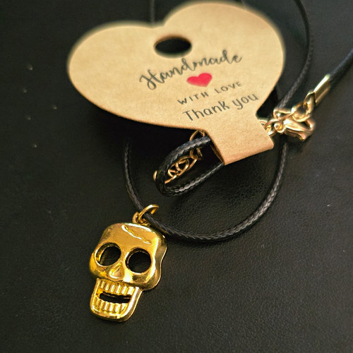 Handmade skull charm - skull,