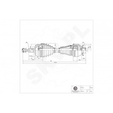 Front Left Drive Shaft For VW