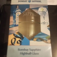 Bombay Sapphire Original Highball Glass brand new and boxed 