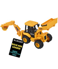 Friction Powered Toy Backhoe