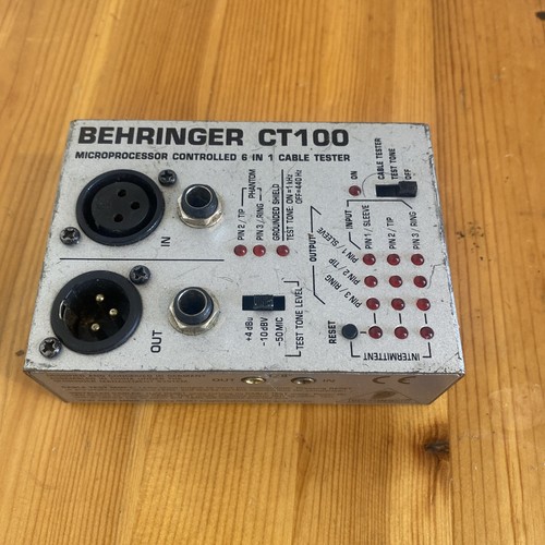 Behringer ct100 cable tester - ct100,
