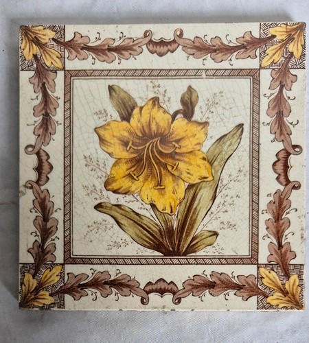 Antique tile pilkingtons - antique,