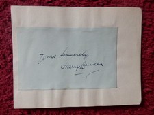HARRY LAUDER - SINGER / COMEDIAN - AUTOGRAPH