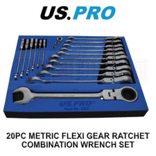 US PRO 20pc Metric Flex Gear