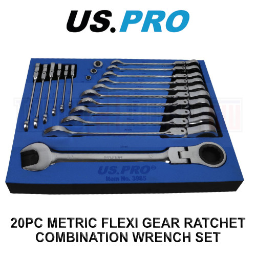 Pro 20pc metric flex gear - 20pc,
