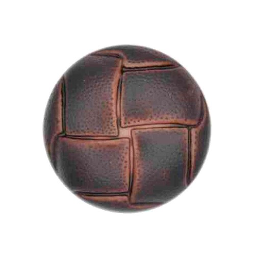 Brown leather effect - leather, shank