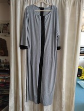 ZANZEA COLLECTION PLUS SIZE LONG JERSEY FEEL GREY LONG SLEEVE DRESS TOP SIZE 3XL