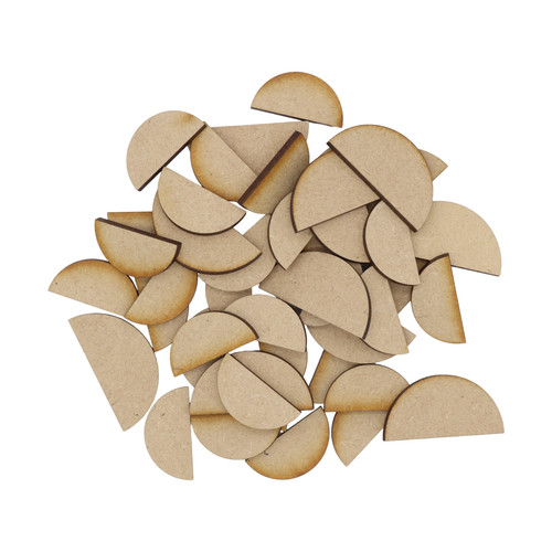 Wooden semi circle mdf - semi, craft