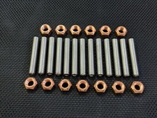 VW Beetle new style exhaust manifold stainless studs and copper nut kit 99-10