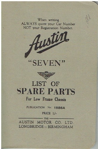 Austin seven low - seven,