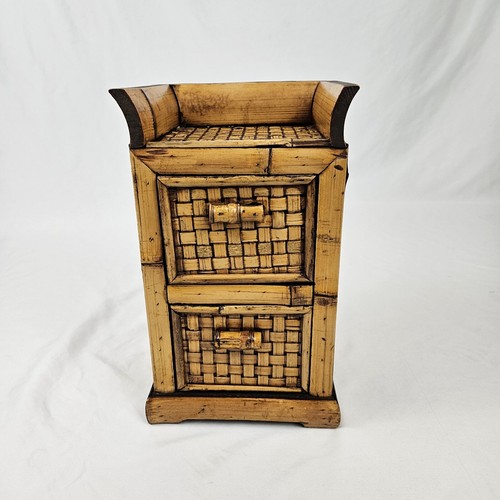 Vintage rattan apothecary - rattan,