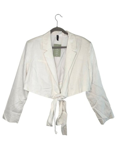New divided white tie - divided, front