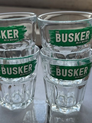 Whiskey busker shot glasses - busker, 12