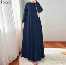 Abaya Long Maxi Dress Women's