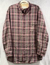 Orvis Plaid Button down Mens