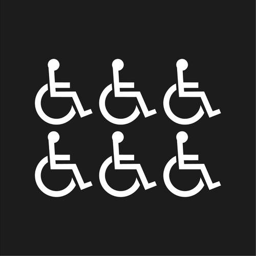 Set handicap vinyl - set, decals