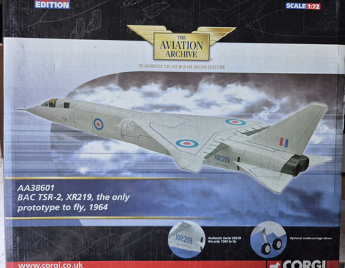 Corgi aa38601 bac tsr 2 - corgi, tsr-2